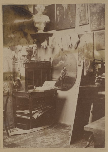 Ignacy Jasinski's 1833–1878 painting studio at the Hotel Europejski in Warsaw; Ignacy Jasinski