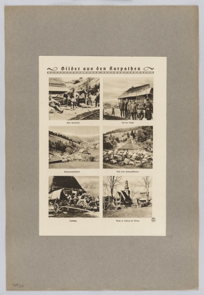 Two illustrations after photographs from The Illustrated War News 1915: 1 April 14, 1915, showing