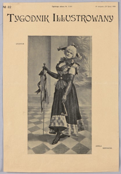 Reproduction of a painting: Aniela Biernacka 1858–1918, Studyum; painting; Polish painting;