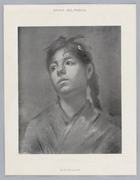 Reproduction of a painting: Anna Bilinska-Bohdanowicz 1857–1893, Studjum; photographer: BW fl. ca