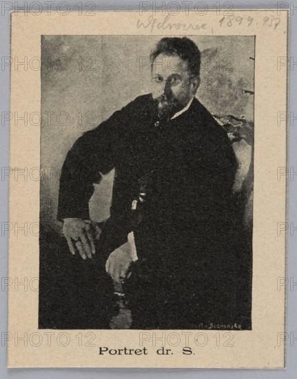 Reproduction of a painting: Olga Boznanska 1865–1940, Portrait of Dr. S., 1899; painting; Polish