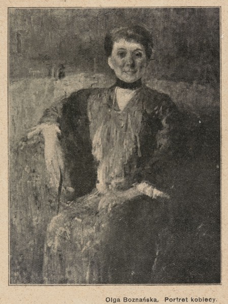 Reproductions of paintings: Olga Boznanska 1865–1940, Portrait of Count P., Portrait of a Woman;