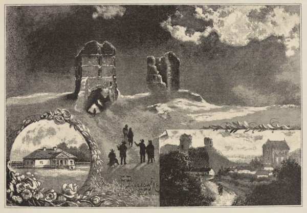 Feliks Brzozowski 1836–1892, Adam Mickiewicz's family nest. Zaosie — Nowogródek. Reproduction of a