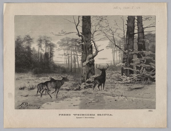 Before sunrise; Brzozowski, Feliks 1836–1892 draughtsman/author; Malinowski, Aleksander 1855–1917