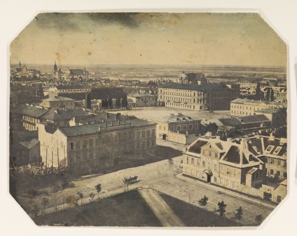 View from the lantern of the Holy Trinity Evangelical Lutheran Church towards Saxon Square now