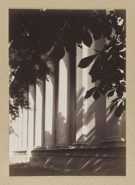 Vilnius. Side colonnade of the Cathedral northern elevation; photograph by Jan Bulhak, 1912;