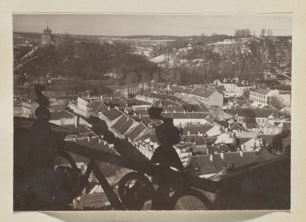 Castle Hill and City Centre; photograph, Jan Bulhak 1876–1950, panorama of Vilnius, 1912;