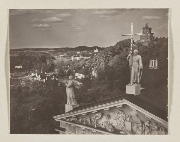 The Cathedral and Antakalnis; photograph, Jan Bulhak 1876–1950, panorama of Vilnius showing the