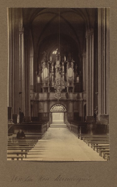 Interior of the Bernardine Church; photograph, ca. 1914; photographer Jan Bulhak 1876–1950;