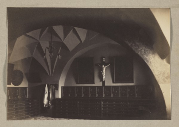 Sacristy at the Bernardine Monastery; photograph, ca. 1914; Bulhak, Jan 1876–1950; Bernardine