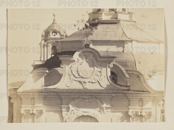 Dominican Church of the Holy Spirit Vilnius; photograph, 1912; Baroque architecture with domes;
