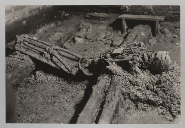 Vilnius. Cathedral — interior of the royal crypt. Photograph from nature by Jan Bulhak 1876–1950,