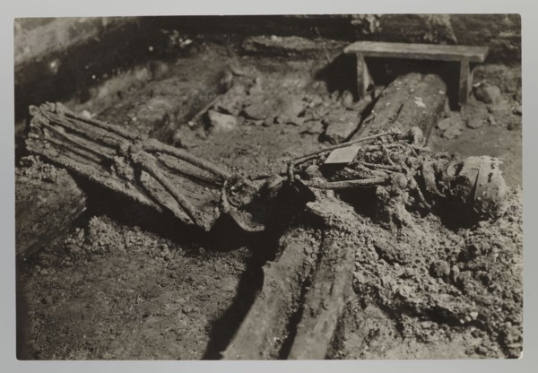 Vilnius. Cathedral — interior of the royal crypt; photograph from nature by Jan Bulhak 1876–1950,