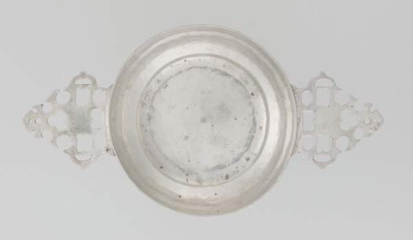 Porridge bowl porringer, maker: Vander, CJ, Ltd goldsmith's firm; established 1856; makers: Vander,