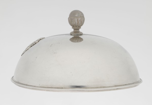 Platter lampshade, Scott, Digby & Smith, Benjamin fl. 1802–1807 goldsmith; Silver hemispherical