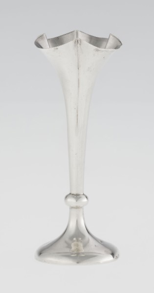 Chalice-shaped vase, maker: Woodward, Horace & Co Ltd Birmingham, London; fl. ca 1851–1919;