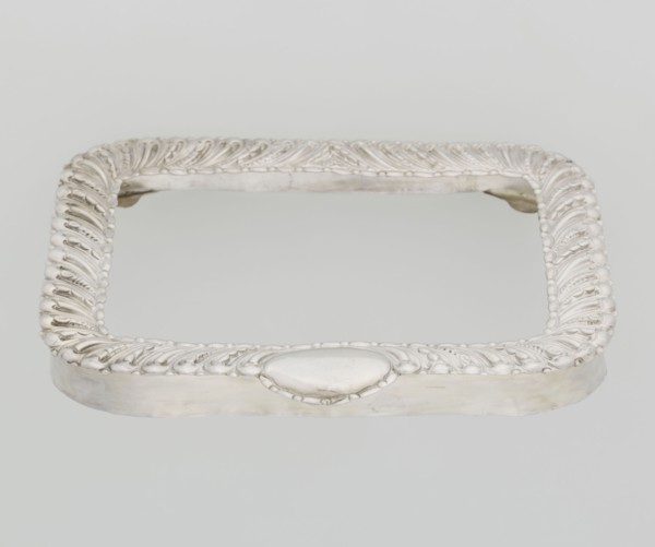 Dressing mirror frame by Comyns & Sons London; goldsmiths; active 1859–1953. Rectangular mirror