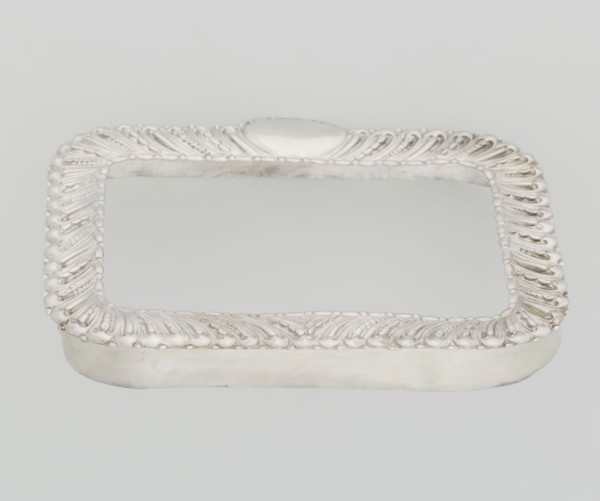 Dressing mirror frame by Comyns & Sons London; goldsmiths; fl. 1859–1953. Rectangular mirror frame