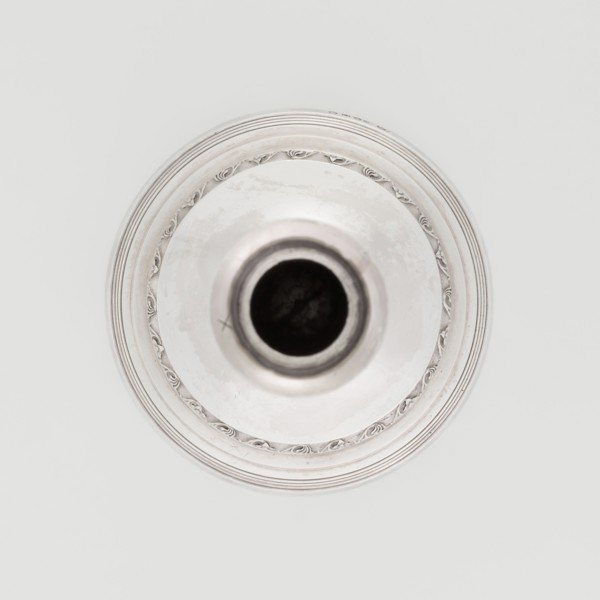Single-candle candlestick by John Schofield fl. 1776–1796. Classicism/Georgian/George III style.