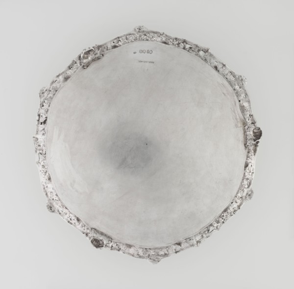 Leg tray by Robert Harper fl. 1853–1869, maker; Harper & Son London, goldsmith's firm, fl.