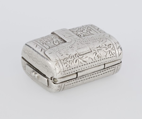 Fragrance container vinaigrette, maker Thomas Shaw fl. 1822–ca. 1840; 1782–1845, goldsmith.