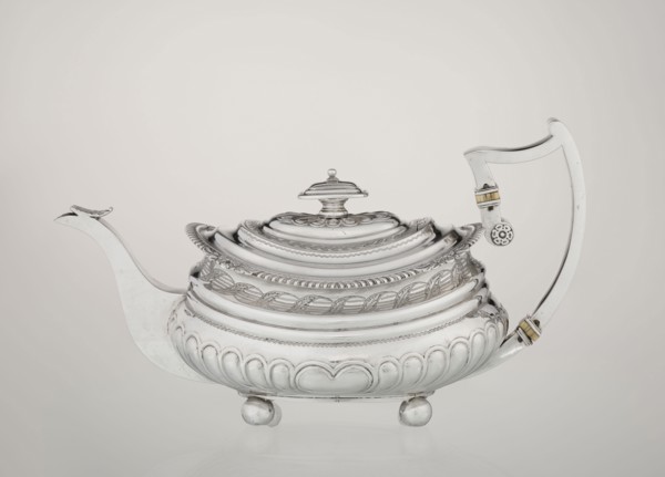 Teapot by George McHattie fl. 1799–ca. 1825, English Regency style, 1819–1820, Edinburgh, Scotland.