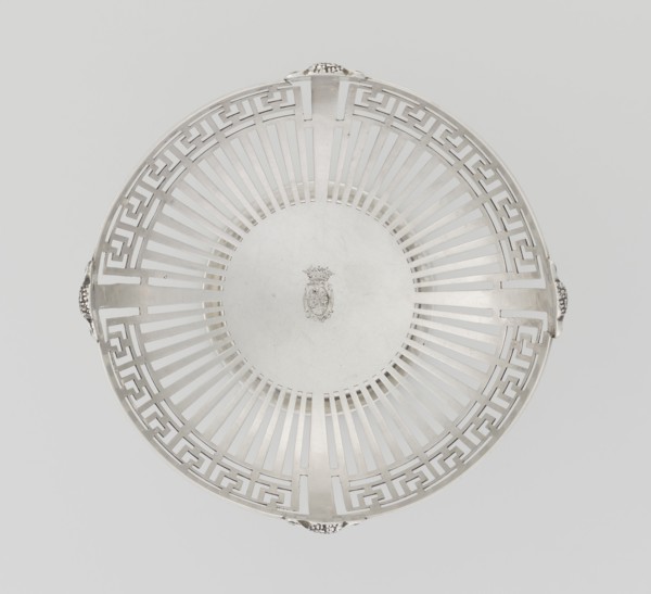 Openwork goblet by Mappin & Webb Ltd goldsmith, plater, sellers; fl. 1859-. Circular stepped foot