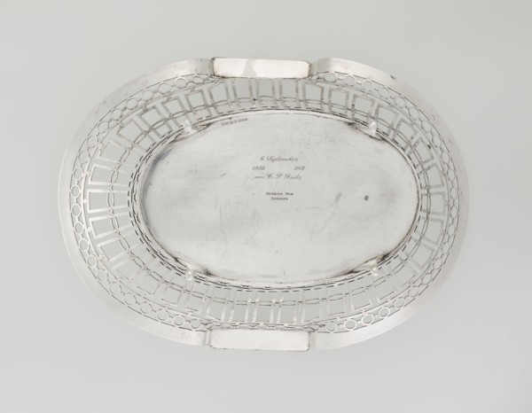 Fruit Basket, Mau, Hainrich fl. early 20th century maker; Hutton & Sons Ltd Sheffield, Birmingham,