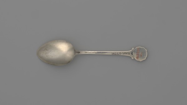 Souvenir spoon, Ford Company fl. 1875–1899. Souvenir spoon with an ovoid scoop with a pointed tip;