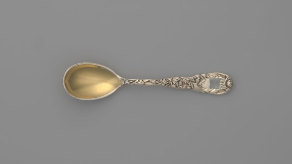 Egg spoon, Tiffany & Co. New York; goldsmith and dealer; active from 1853, designed by Charles