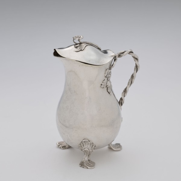 Jug, Holke, Marcin fl. ca. 1765–ca. 1792 goldsmith, tableware, flowers motif, before 1792, Poland,