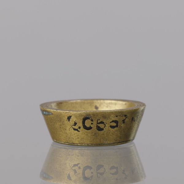 Gwicht; creator, Szewczykowski, Roman 1849–1901 associated name. In the shape of a truncated cone,