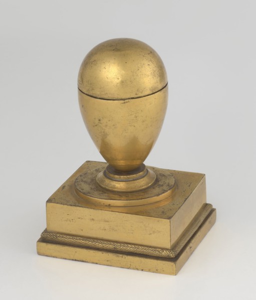 Inkwell, creator possibly Bylewski, Tadeusz 1866–1939, early 19th century, France, inkwell; height