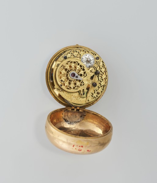 Pocket watch in case; maker: M. Cradelle fl. ca. 1750; watchmaker. Mythological scenes; rococo