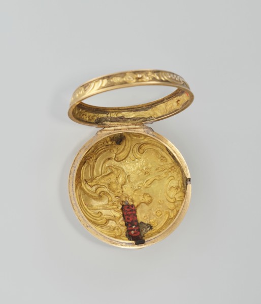 Pocket watch in case; maker: M. Cradelle fl. ca. 1750; watchmaker. Mid-18th century. London,