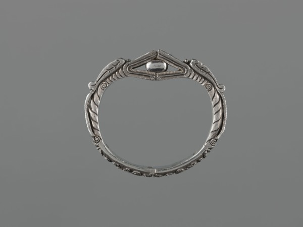 Bracelet, scrap-purchase provenance; Chinese/Mongolian body ornament hand ornament, jewelry, 19th