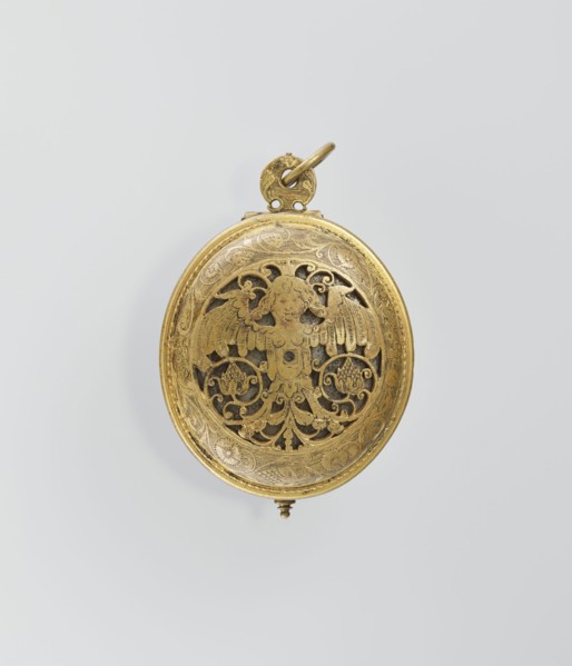 Pectoral watch, maker: I. Stosch fl. 1st half of 17th century. Baroque, 17th century mechanism