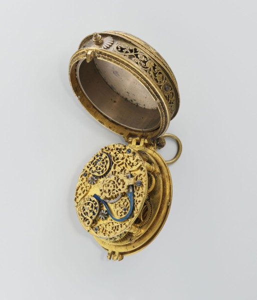 Pectoral watch, Stosch, Israel fl. 1st half of 17th century watchmaker, baroque, floral ornament,