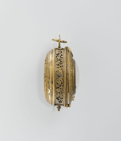 Pectoral watch, Stosch, Israel fl. 1st half of 17th century watchmaker, baroque, floral ornament,