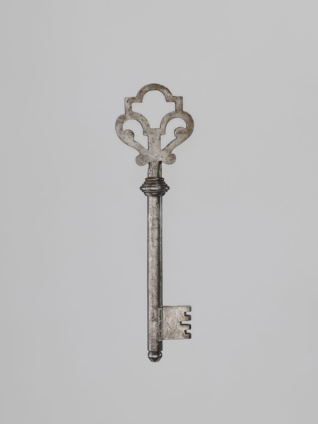 Key, Roman Szewczykowski 1849–1901 — 19th century. Locksmithing key with a full shaft ending in a
