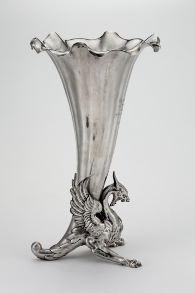 Vase, Grachev Brothers St. Petersburg; silversmith's factory; fl. 1866–1918; role: factory;