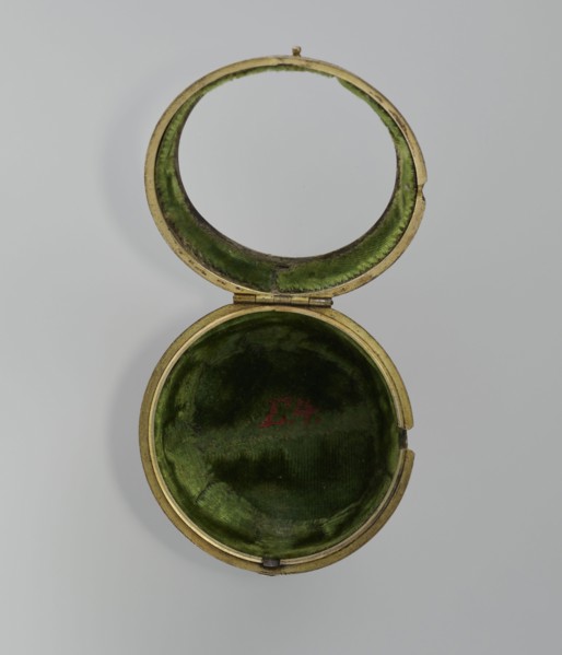 Pocket watch by Jacques Marcet fl. ca. 1725–ca. 1750. Gilded silver, almost spherical, double case;