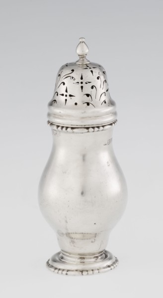 Powdered sugar bowl, powdered sugar bowl, maker: Harrod's Stores Ltd London seller, maker: