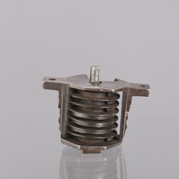 Castle register, unknown author, locksmithing. Single-sided register with a key pin; octagonal