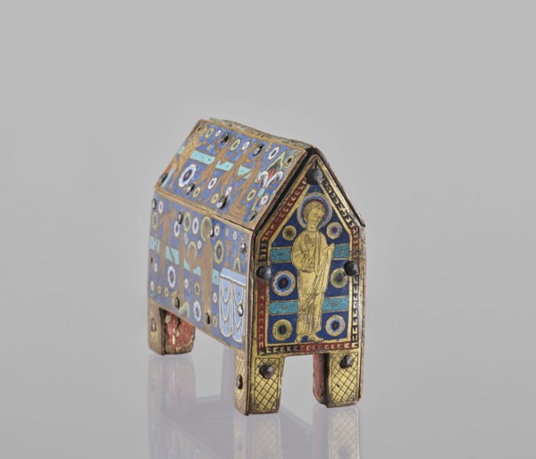 Reliquary box of Saint Valeria of Limoges, Saint Valeria of Limoges; Martialis Saint; bishop; 3rd