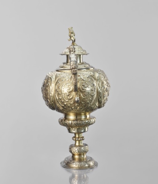 Water tincture, Schweiger, Matthias fl. ca. 1623–1635 goldsmith; herms decorative elements; lions;