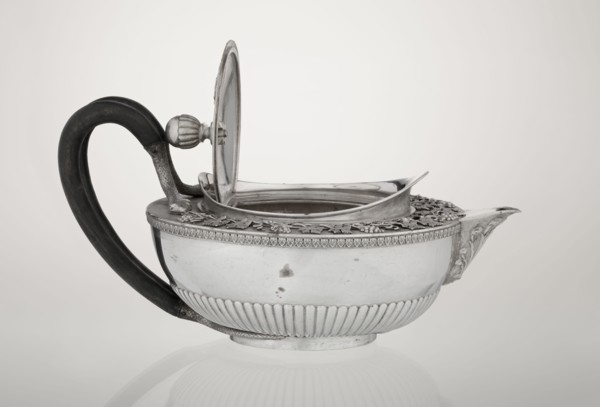 Teapot, Rundell Bridge & Rundell fl. ca. 1788–1845 goldsmith's firm, Scott, Digby & Smith, Benjamin
