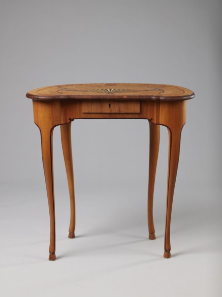 Table, Auxiliary table, ca. 1730–1750, Saxony . Height 72.5 cm, width 71.5 cm, depth 46.2 cm.
