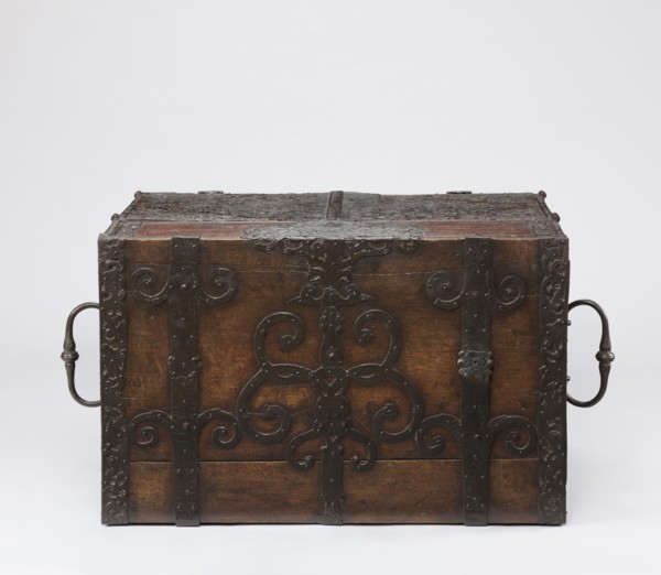 Cabinet, late 17th century, Northern Germany, or Poland, cuboid storage piece height 70.1 cm, width