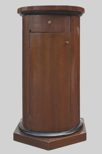Cabinet-pedestal, message provenance, columns architectural motif, classicism and empire styles,